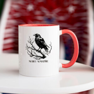 Anti-Authoritarian Mug, Ni Dieu Ni Maître, No God No Master, Anti Trump Mug