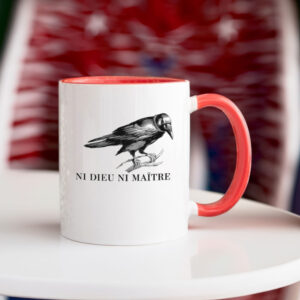 Anti-Authoritarian Mugs, Ni Dieu Ni Maître, No God No Master, Anti Trump Mug