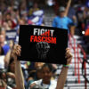 Fight Fascism Foam Board, Stop Project 2025 Yard Sign