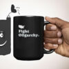 Fight Oligarchy Mug, Anti-Oppression Mug