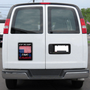 Stop The Coup Fight Oligarchy 2025 Sticker ,Car Magnet