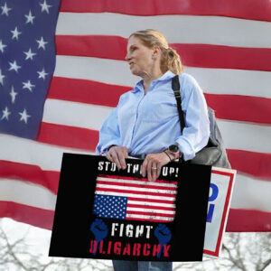 Stop The Coup Fight Oligarchy Yard Sign