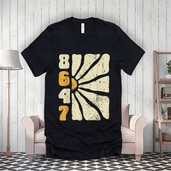 8647 Subtle Anti Trump 86 47 Floral Boho Style T-Shirt