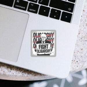 Bernie Sanders Fight Oligarchy Sticker, Car Magnets