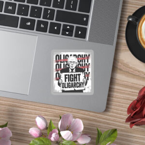 Bernie Sanders Fight Oligarchy Sticker, Car Magnets