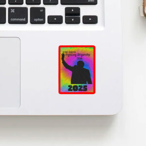 Bernie Sanders Fighting Oligarchy Tour 2025, Political Activism Sticker, Car Magnet