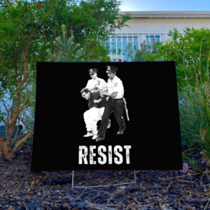 Bernie Sanders Resist, 1963 Arrest Photo Yard Sign