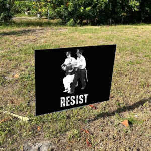 Bernie Sanders Resist, 1963 Arrest Photo Yard Sign