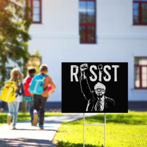 Bernie Sanders Resist, Fight Oligarchy Tour 2025 Yard Sign