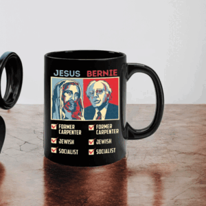 Bernie vs Jesus Mug