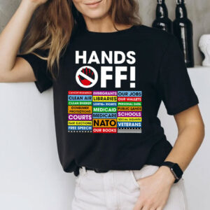 FDT Hands Off Print Casual 2025 T-Shirt