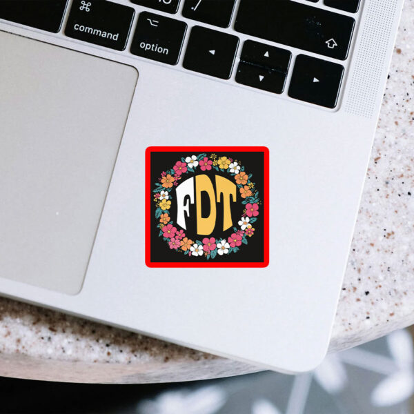 FTD Floral, Subtile Fuck Donald Trump 2025 Sticker, Car Magnet