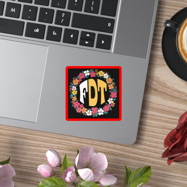 FTD Floral, Subtile Fuck Donald Trump 2025 Sticker, Car Magnet