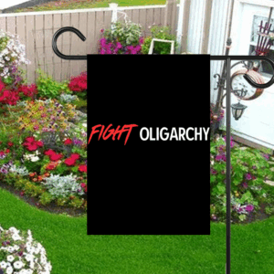 Fight Oligarchy, Anti Trump Anti Elon Musk Anti Fascism Flag