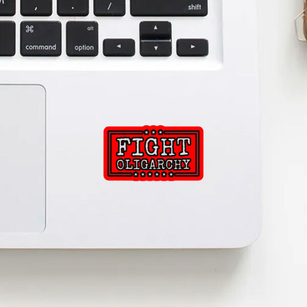 Fight Oligarchy, Political Activism 2025 Sticker, Car Magnets
