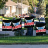 Fight Oligarchy, Political Activism 2025 Yard Sign