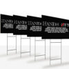 Hands Off 2025, Environmental Rights Yard Sign
