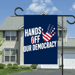 Hands Off Our Democracy 2025 Flag