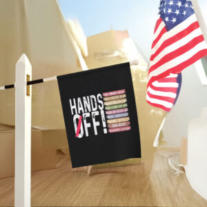 Hands Off Protest Anti-Trump 2025 Flag
