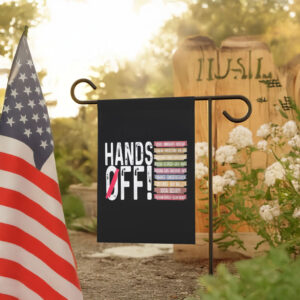 Hands Off Protest Anti-Trump 2025 Flag