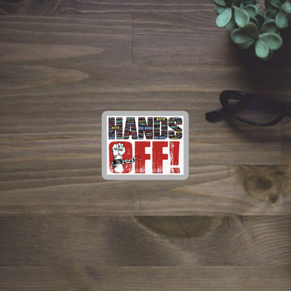 Hands Off Protest, Anti Trump 2025 Sticker, Car Magnet