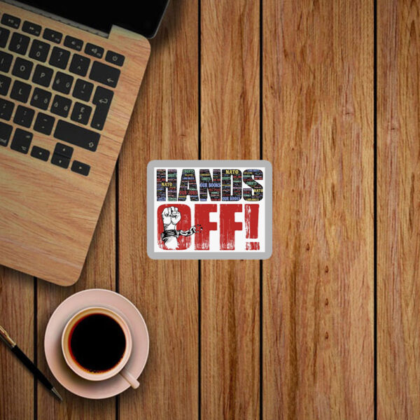 Hands Off Protest, Anti Trump 2025 Sticker, Car Magnet