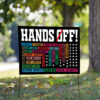Hands Off Protest Medicare 2025 Yard Sign