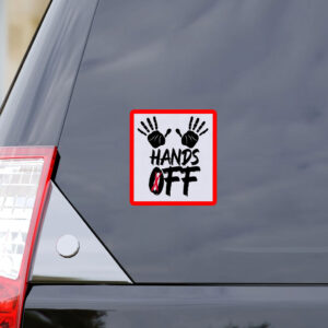 Hands Off Protest, Signs Anti Trump Sticker ,Car Magnet