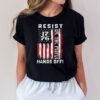 Hands Off Protest Usa Flag 2025 T-Shirt
