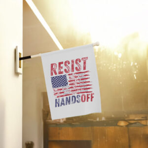 Hands Off Resist Anti Donald Trump, Impeach 47 Flag