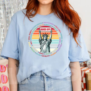 Hands Off, Save Public Lands Medicare Social Security Free Speech Environmental Rights T-Shirt