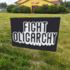 Official Bernie Sanders AOC Fighting Oligarchy 2025 Yard Sign