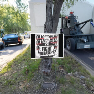 Official Fight Oligarchy 2025 T-Shirt