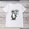 Penguin Protesting, Hands Off 2025, Anti Trump T-Shirt