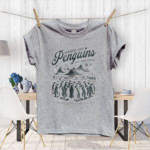 Penguins Against Tariffs Funny Trump Tariffs 2025 T-Shirt