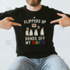 Penguins flippers up hands off my rights T-Shirt