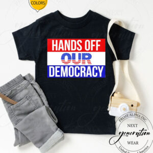 Personalized Hands Off Our Democracy T-Shirt
