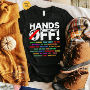 Political Hands Off Protest 2025 T-Shirt