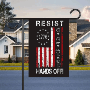 Resist We The People, Hands Off Protest US Flag