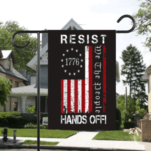 Resist We The People, Hands Off Protest US Flag