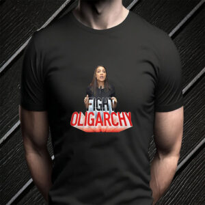 See through fight oligarchy AOC T-Shirts