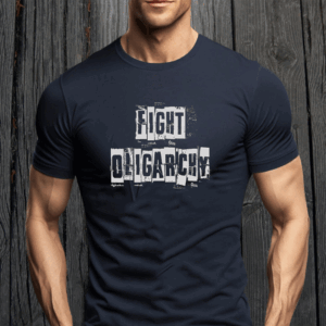 Vintage Fight Oligarchy Stand Against Corporate Greed Activist T-Shirt