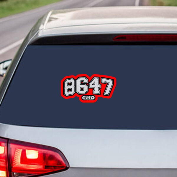 86 47 Anti Trump - Not My President 2025 Sticker, Car Magnet