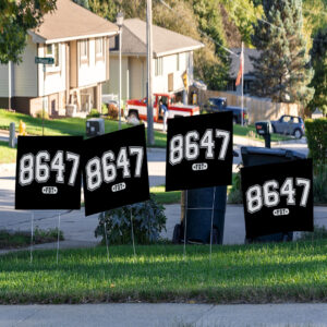 86 47 Anti Trump - Not My President 2025 Yard Sign