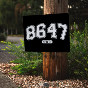 86 47 Anti Trump - Not My President 2025 Yard Sign