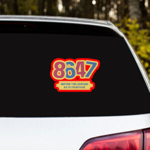 8647 Circus It’s a cult Anti Maga Sticker, Car Magnet