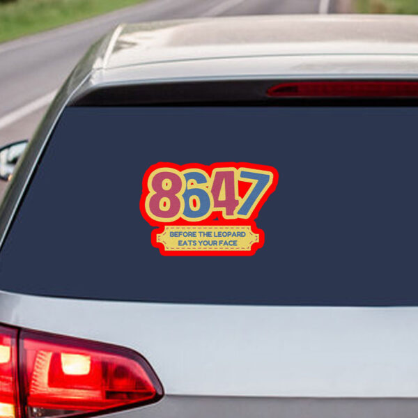 8647 Circus It’s a cult Anti Maga Sticker, Car Magnet