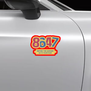8647 Circus It’s a cult Anti Maga Sticker, Car Magnet