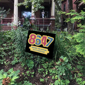 8647 Circus It’s a cult Anti Maga Yard Sign