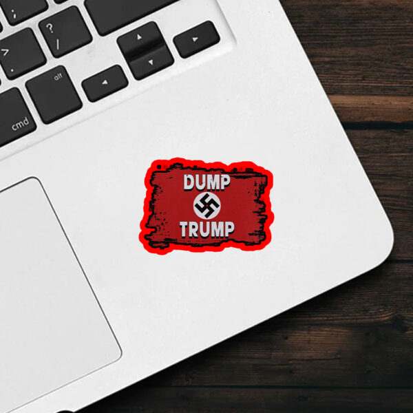 8647 Dump Trump Fascism Sticker, Car Magnet